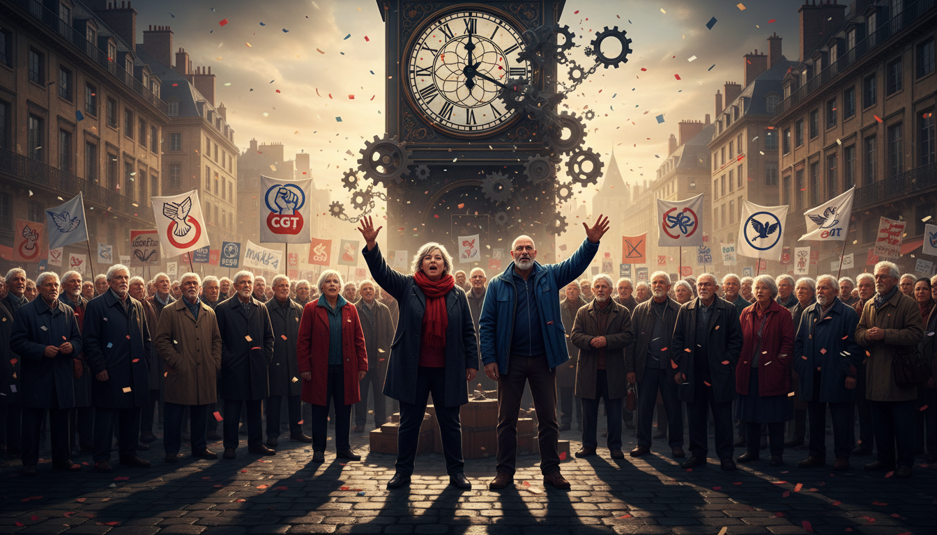 la cgt et la cfdt dénoncent fermement la suspension prolongée de la réforme des retraites, refusant que ce soient les retraités qui en supportent le coût.