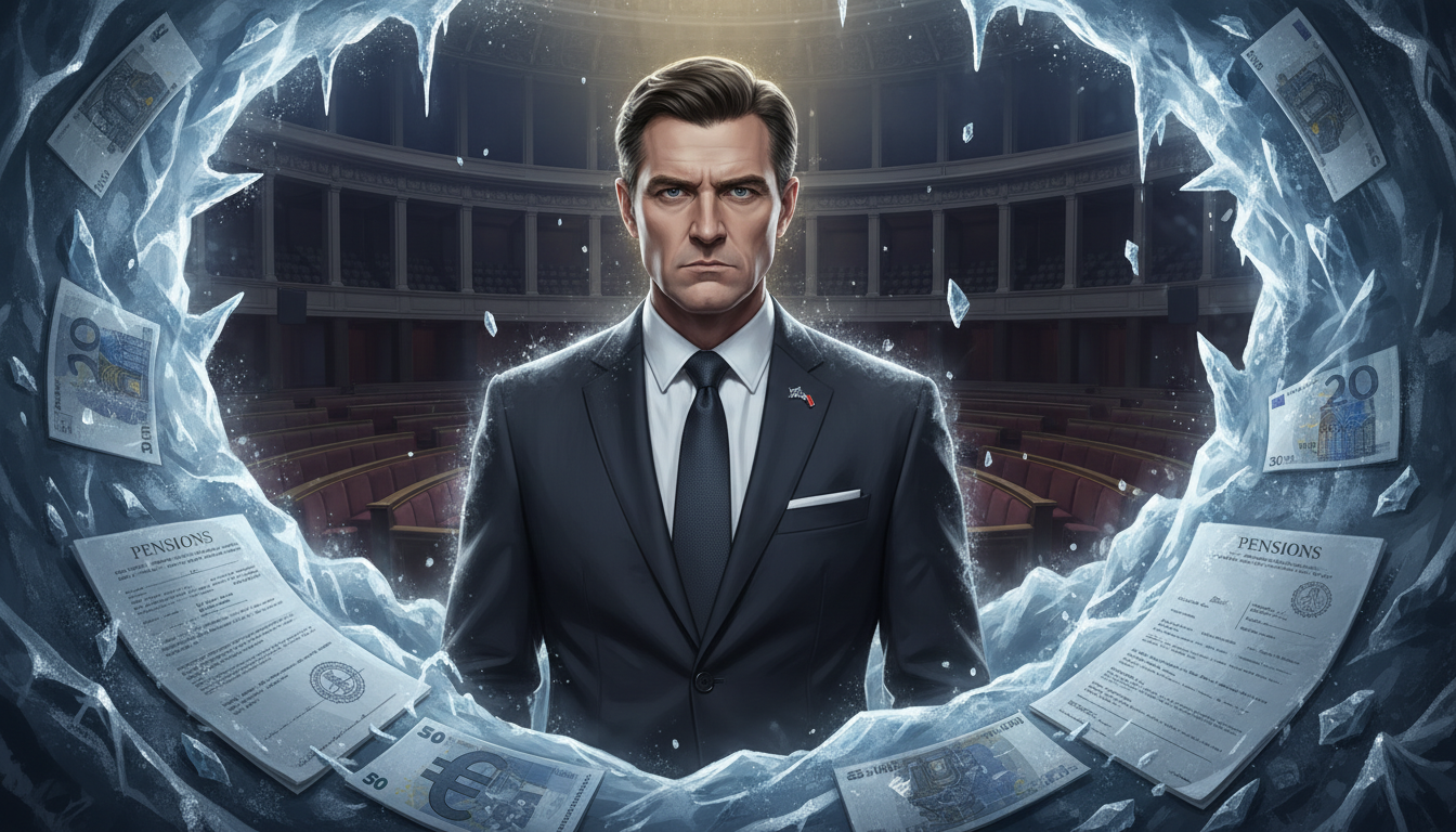 découvrez comment l'assemblée nationale a décidé de geler les pensions de retraite des députés, qui s'élèvent en moyenne à 650 euros, afin de réaliser une économie de 800 000 euros.