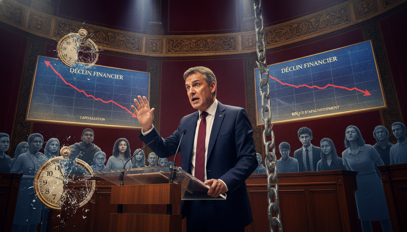 patrick martin critique la suspension de la réforme des retraites à 60 ans et plaide pour l'intégration de la capitalisation afin de préserver le pouvoir d'achat des générations futures.
